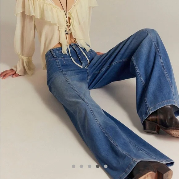 We The Free Libre Wide Leg Jeans - Picture 3 of 7